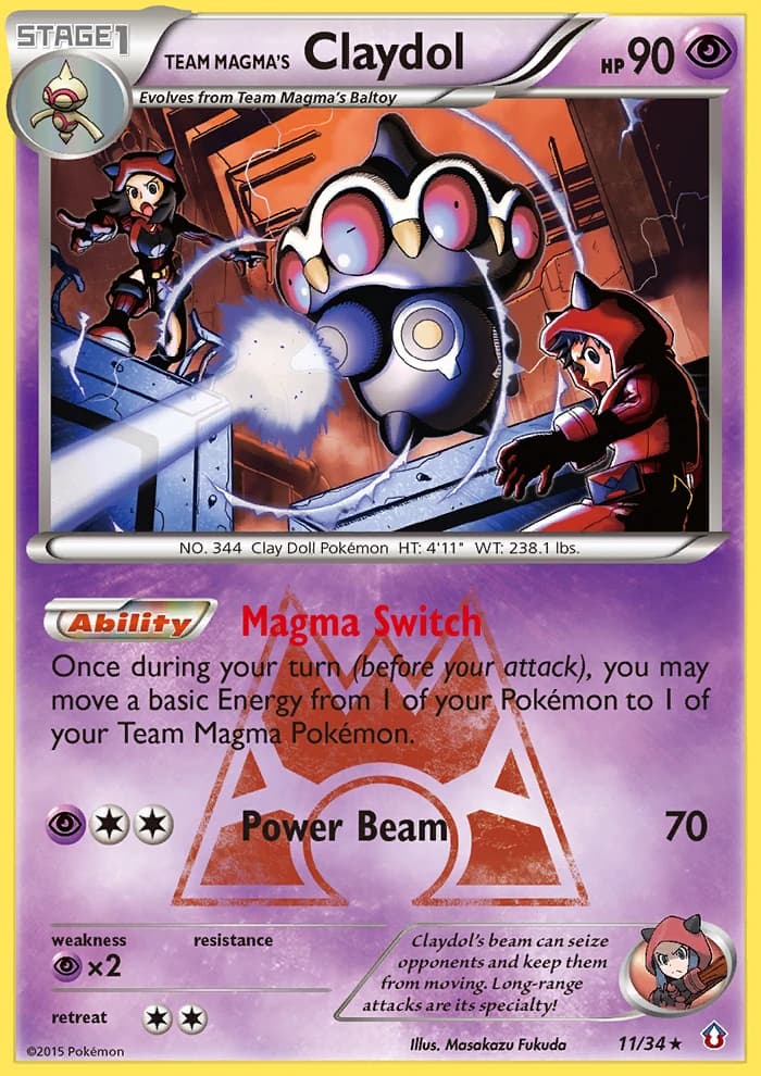 Team Magma's Claydol (11)