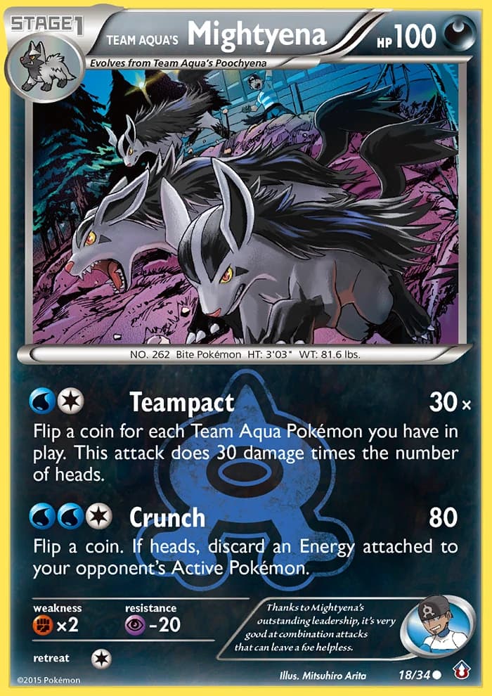 Team Aqua's Mightyena (18)
