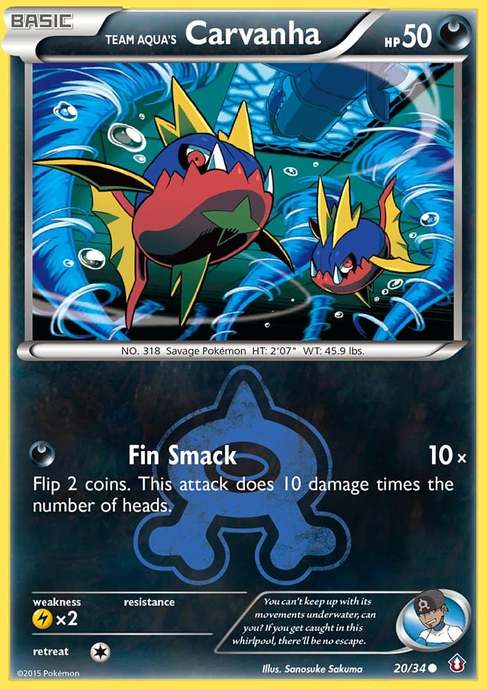 Team Aqua's Carvanha (20)