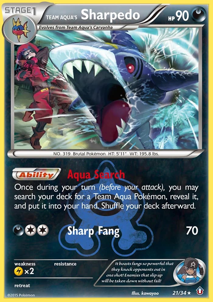 Team Aqua's Sharpedo (21)
