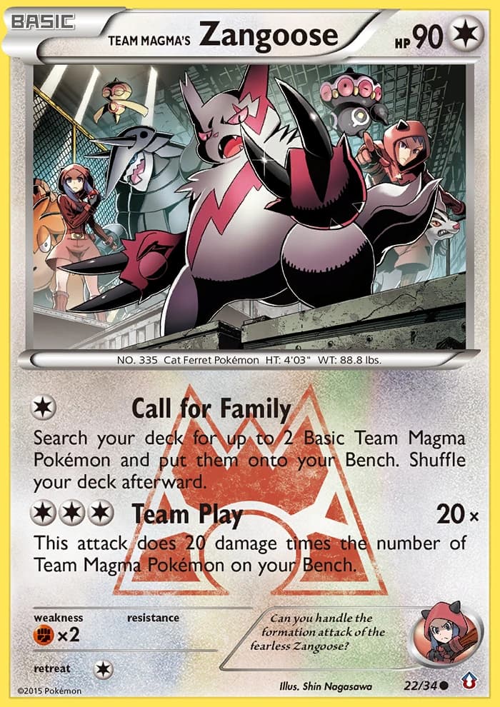 Team Magma's Zangoose (22)