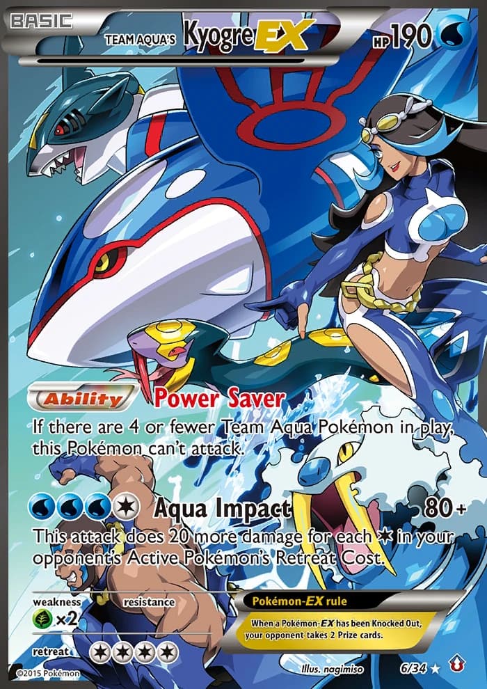 Team Aqua's Kyogre-EX (6)