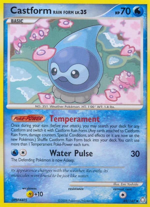 Castform Rain Form (49)