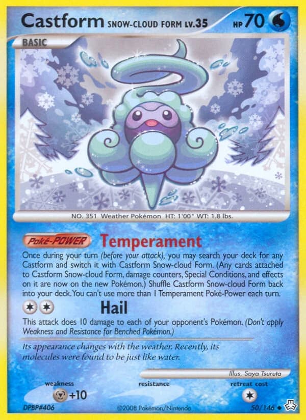 Castform Snow-Cloud Form (50)