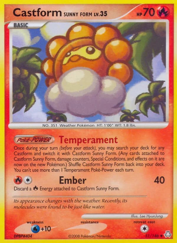 Castform Sunny Form (51)