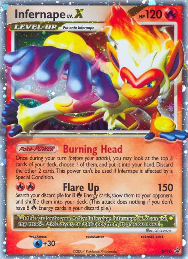 Infernape LV.X (DP10)