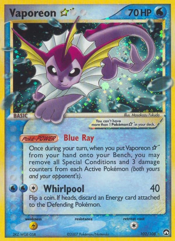 Vaporeon ★ (102)