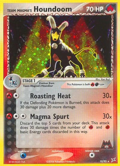 Team Magma's Houndoom (10)
