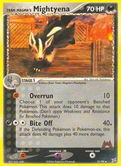 Team Magma's Mightyena (21)
