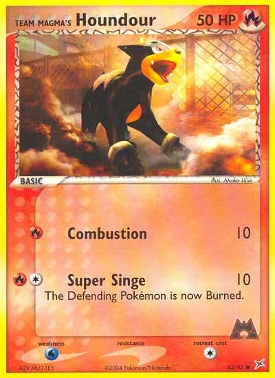 Team Magma's Houndour (62)