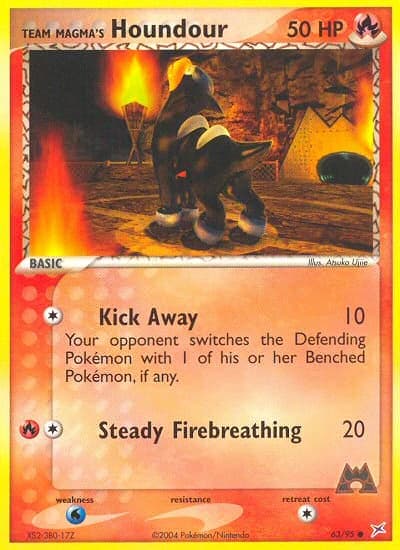 Team Magma's Houndour (63)
