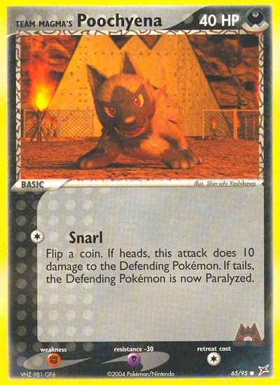 Team Magma's Poochyena (65)