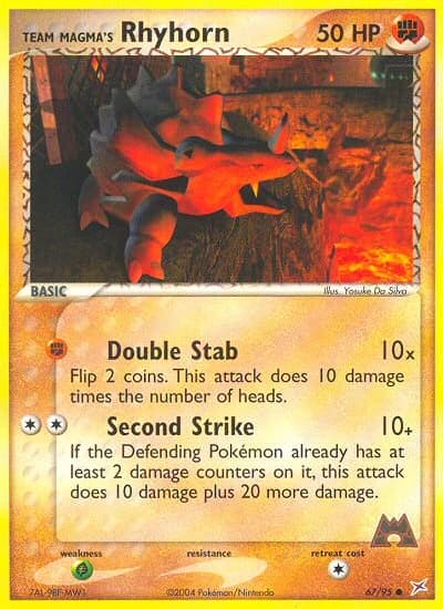 Team Magma's Rhyhorn (67)