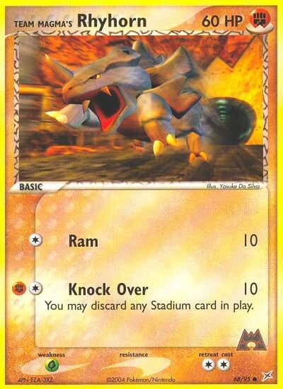 Team Magma's Rhyhorn (68)