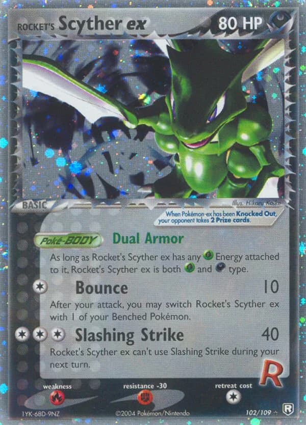 Rocket's Scyther ex (102)