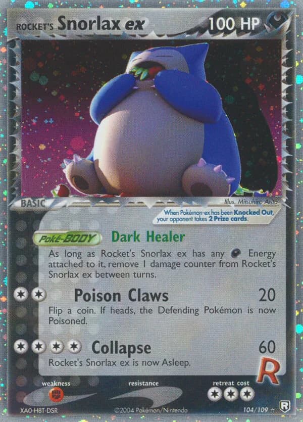 Rocket's Snorlax ex (104)