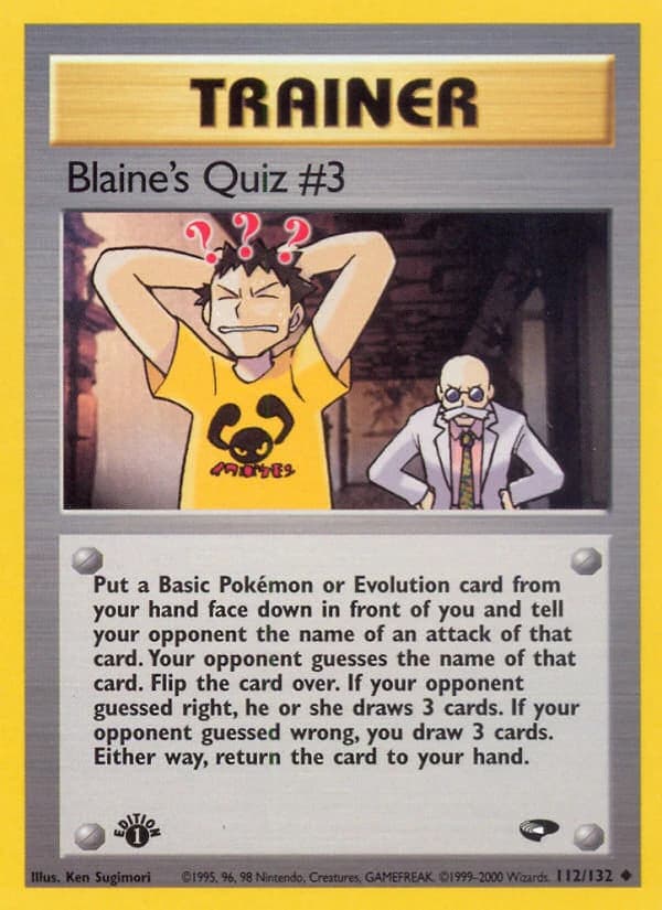 Blaine's Quiz #3 (112)