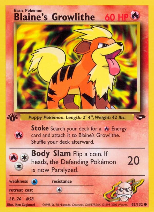 Blaine's Growlithe (62)