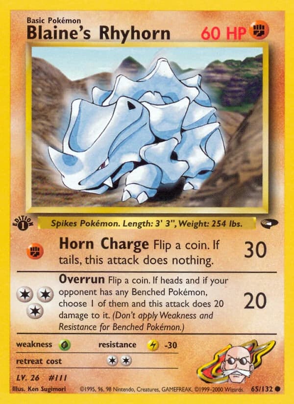 Blaine's Rhyhorn (65)