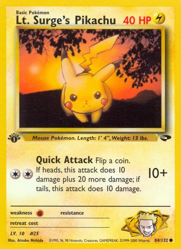 Lt. Surge's Pikachu (84)