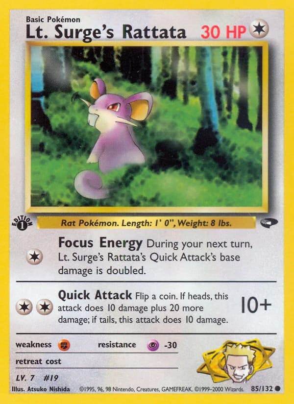 Lt. Surge's Rattata (85)
