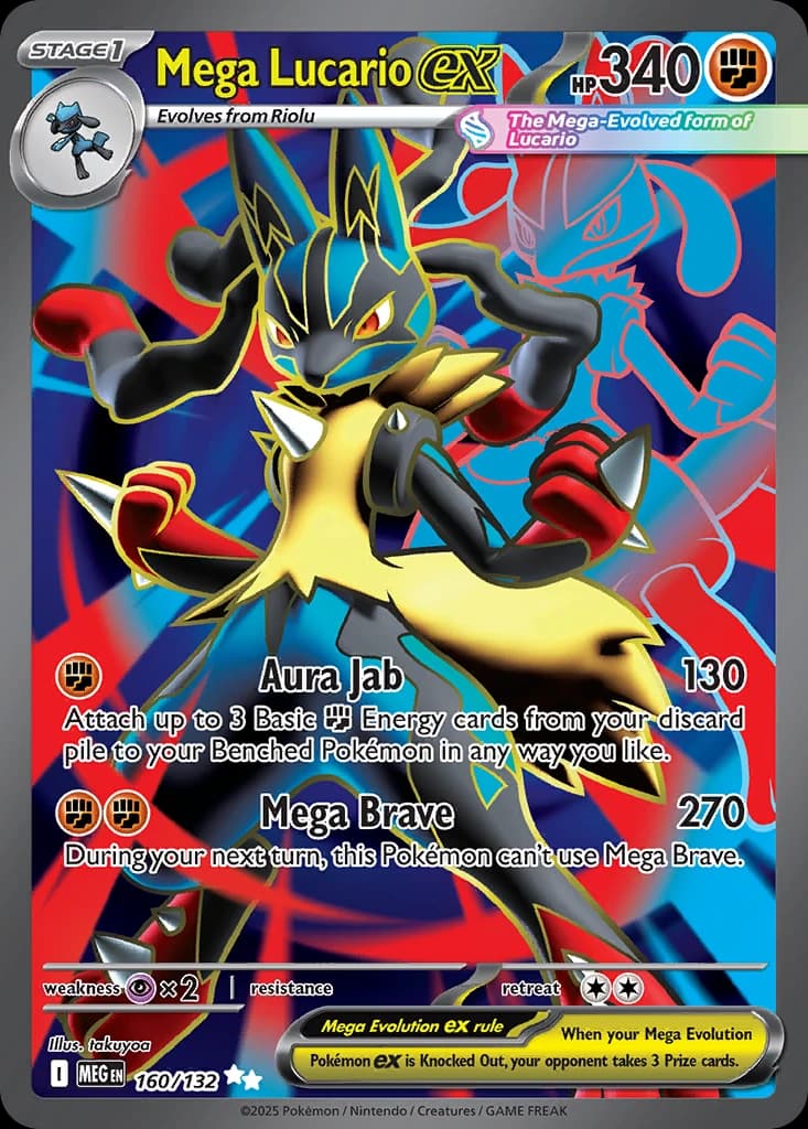 Mega Lucario ex (160)