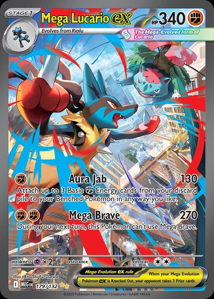 Mega Lucario ex (179)
