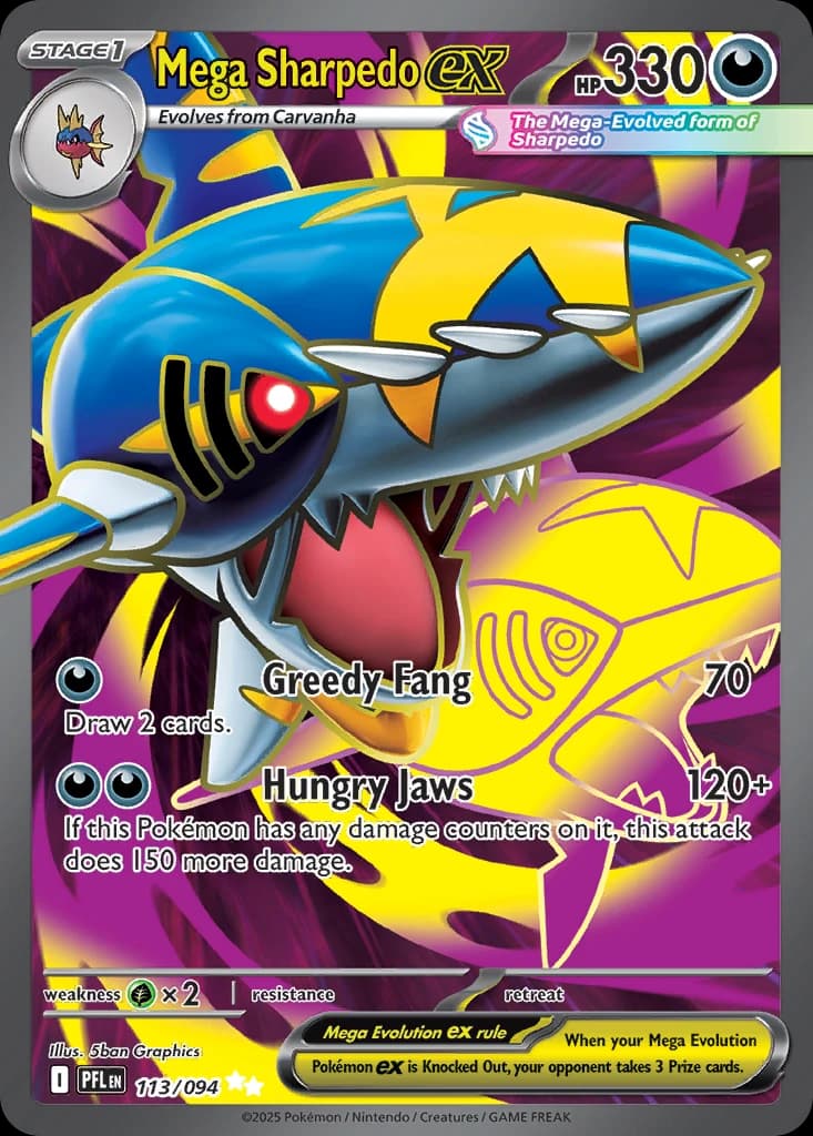 Mega Sharpedo ex (113)