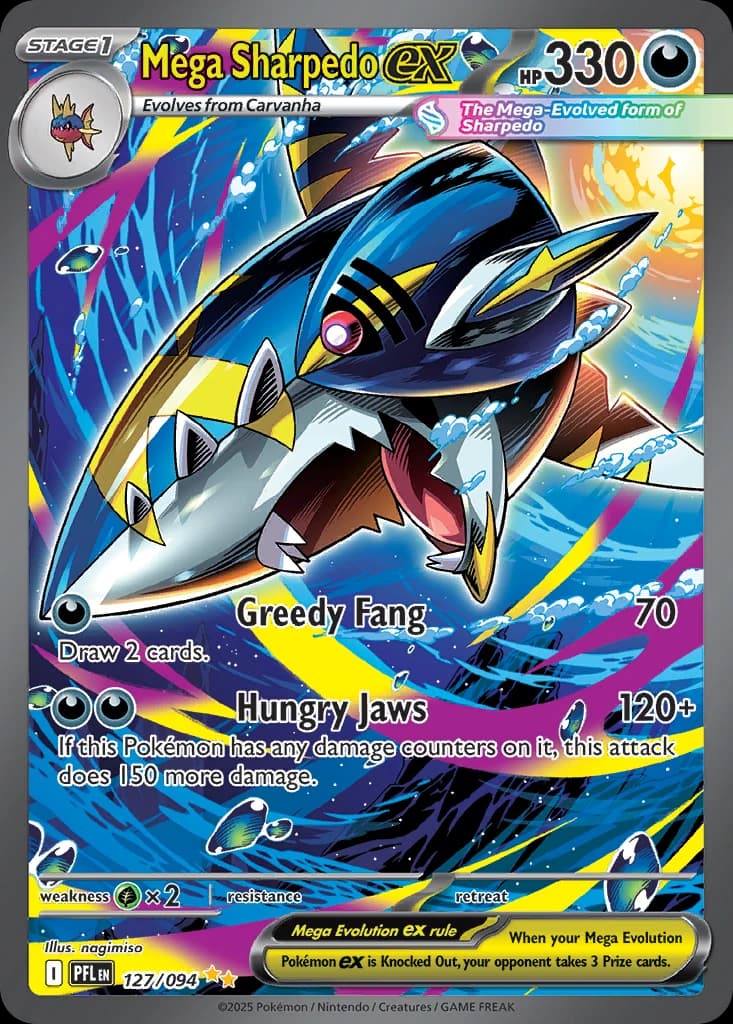 Mega Sharpedo ex (127)