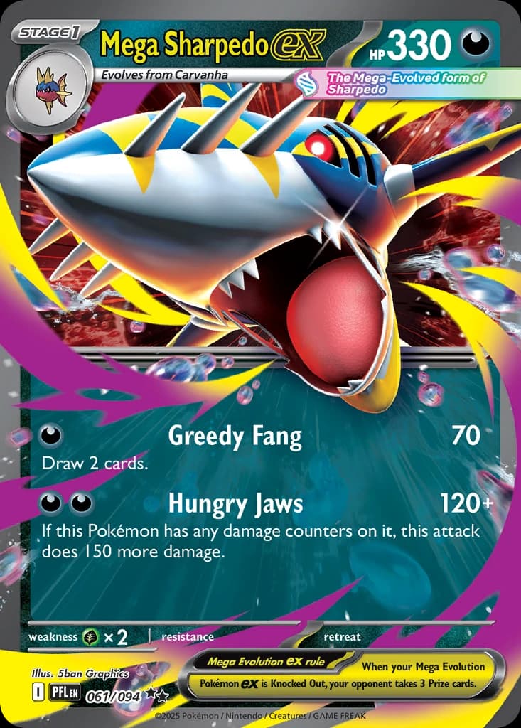 Mega Sharpedo ex (61)