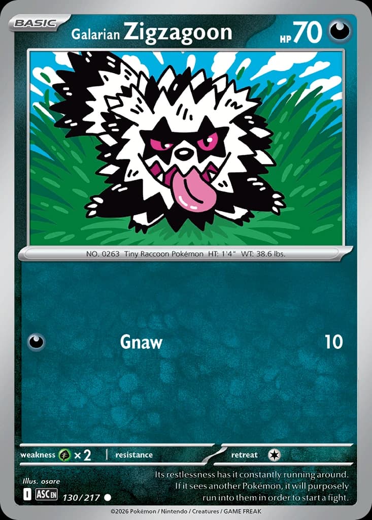 Galarian Zigzagoon (130)