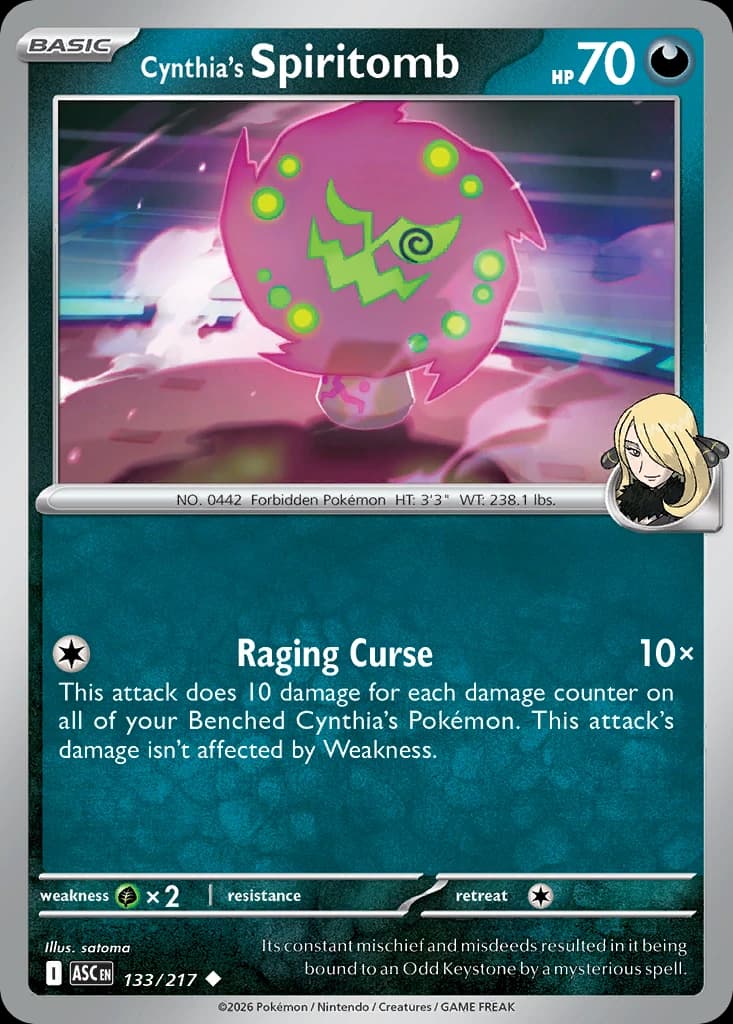 Cynthia's Spiritomb (133)