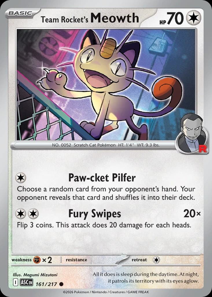 Team Rocket's Meowth (161)