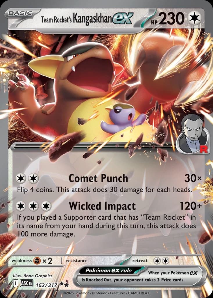 Team Rocket's Kangaskhan ex (162)