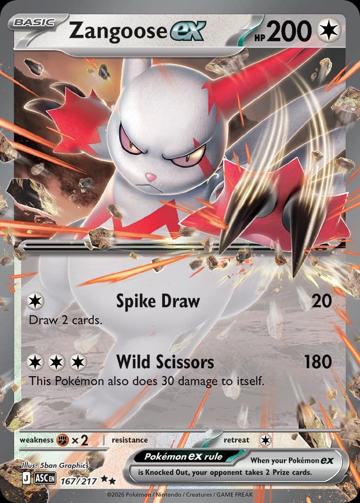Zangoose ex (167)