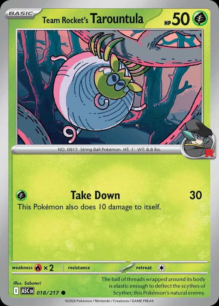 Team Rocket's Tarountula (18)