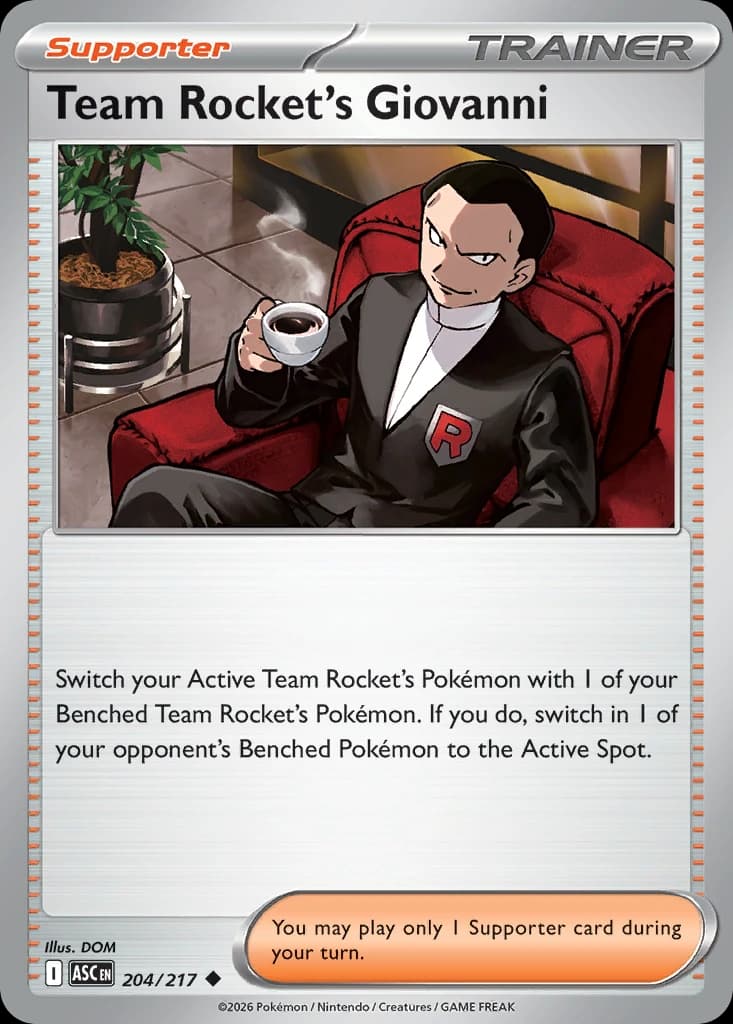 Team Rocket's Giovanni (204)