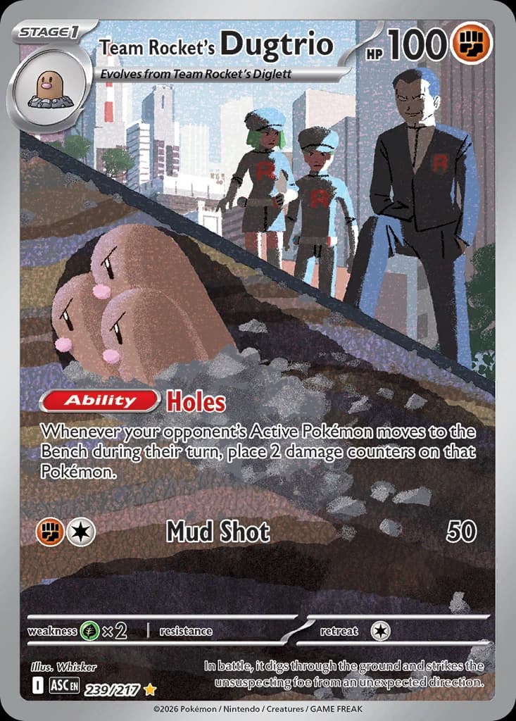 Team Rocket's Dugtrio (239)