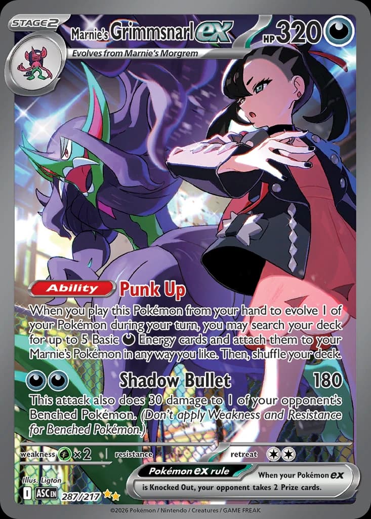 Marnie's Grimmsnarl ex (287)