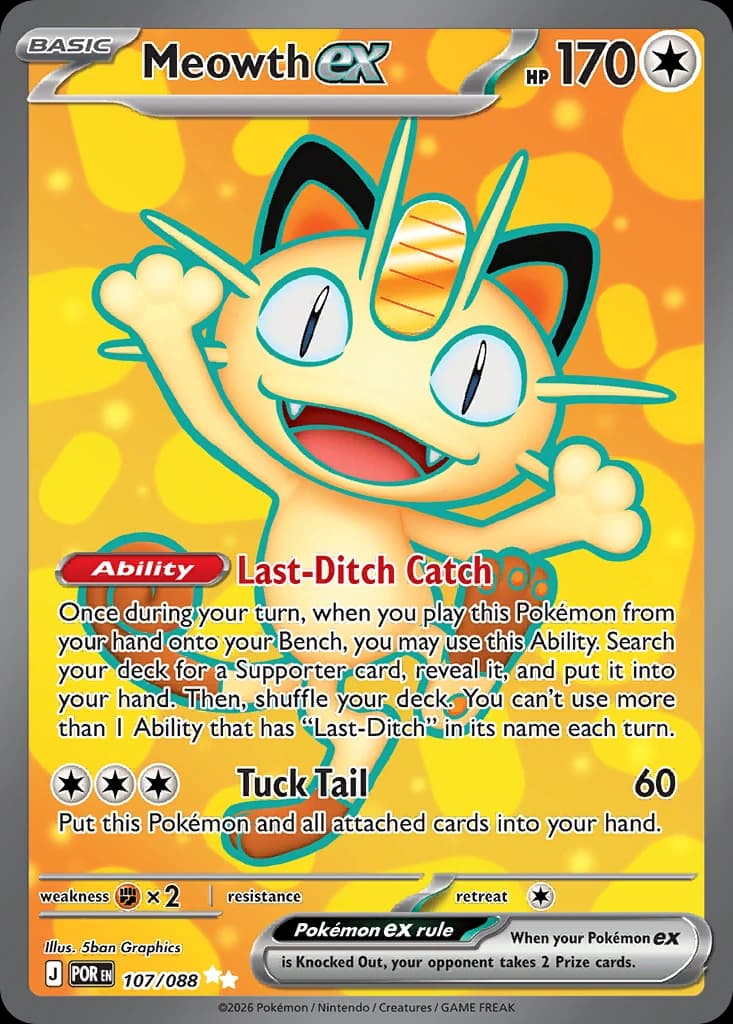 Meowth ex (107)
