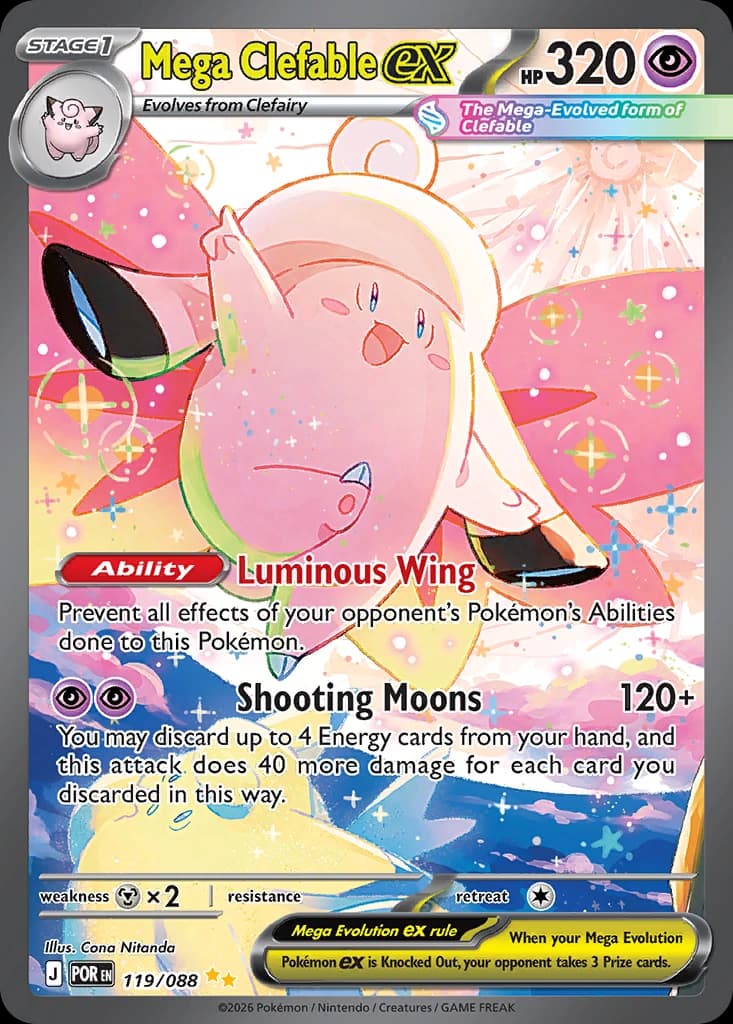 Mega Clefable ex (119)