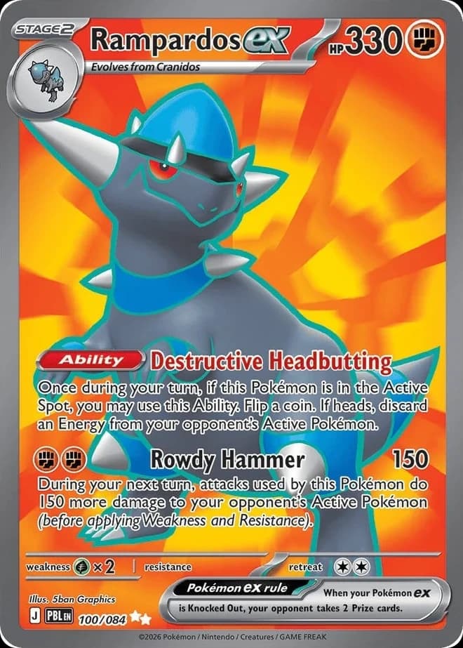 Rampardos ex (100)