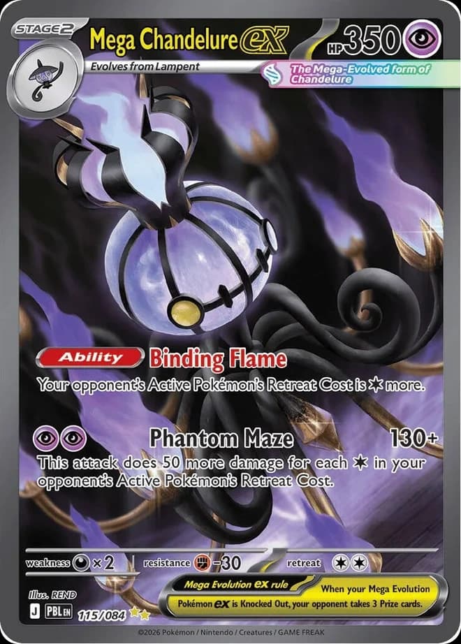 Mega Chandelure ex (115)
