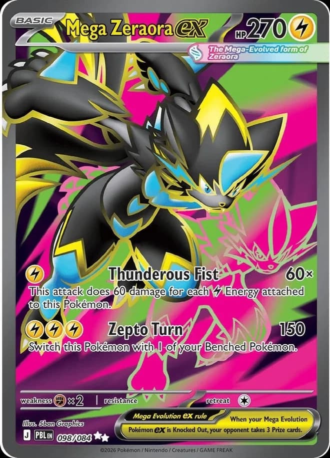 Mega Zeraora ex (98)