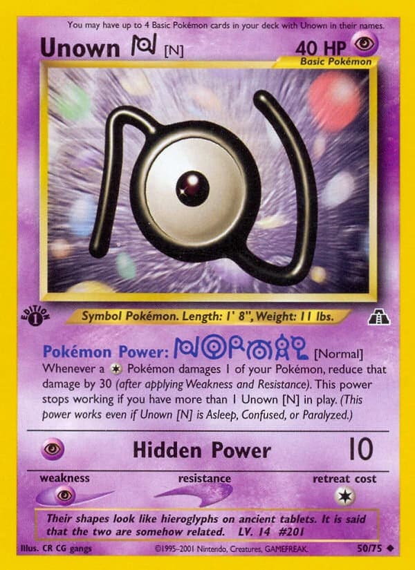 Unown [N] (50)