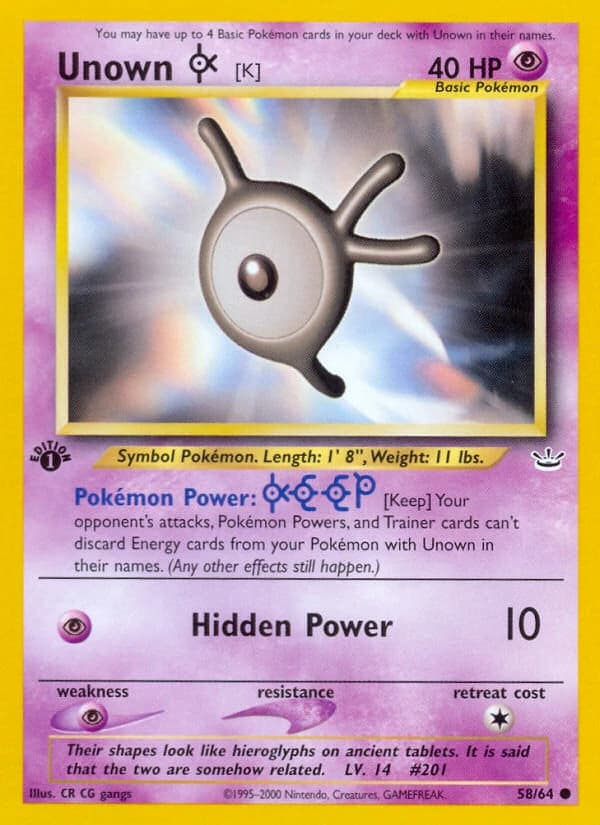 Unown [K] (58)