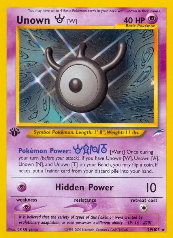 Unown [W] (29)