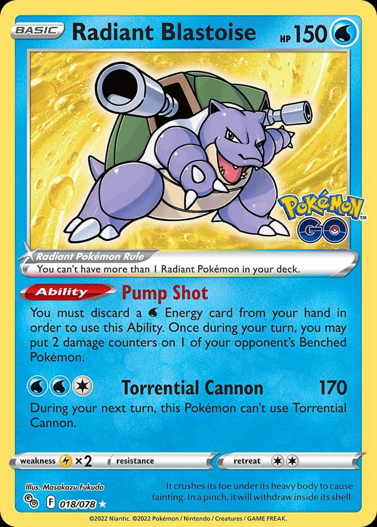 Radiant Blastoise (18)
