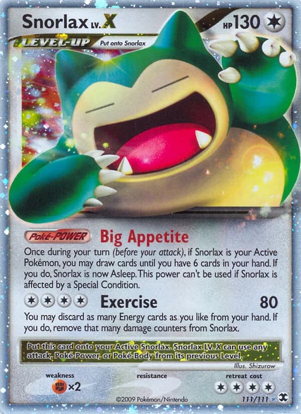 Snorlax LV.X (111)