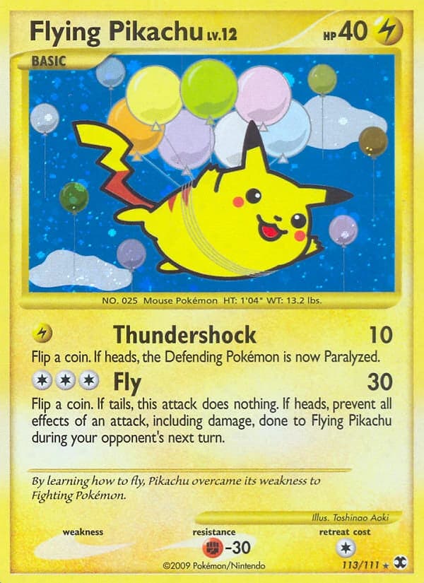 Flying Pikachu (113)